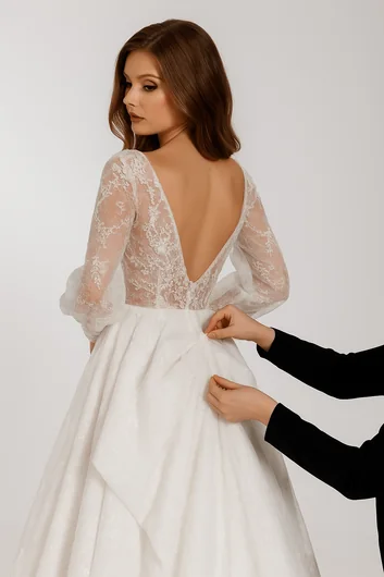 Wedding Dress Bustle Alterations in Albuquerque, NM | Arshys Bridal Fit