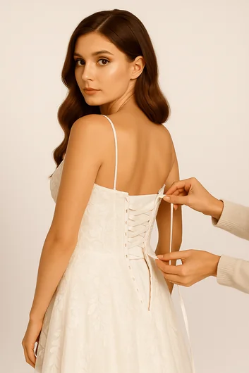 can you alter a corset dress How to Add a Corset Back to a Dress That's Too Small